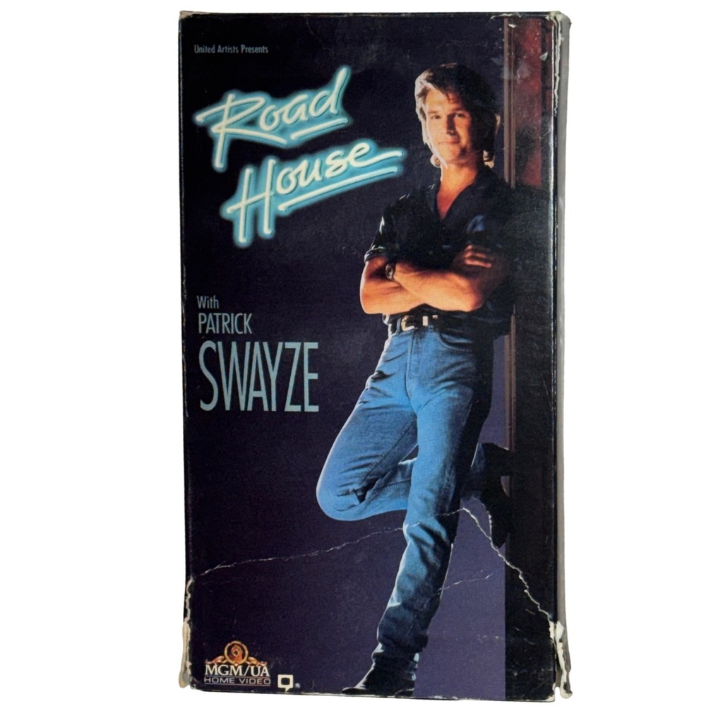 Road House VHS Patrick‎ Swayze MGM/UA Home Video 1989